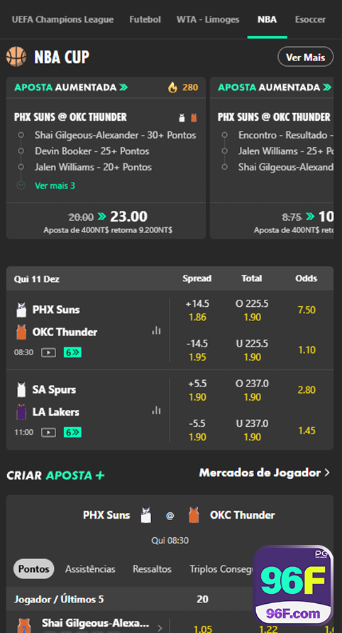 96f experimente imersivo jogo